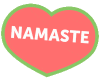 Yoga Namaste Sticker by yovana