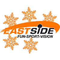 FunSportVision snow winter snowflake eastside Sticker