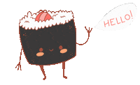 Happy Illustration Sticker