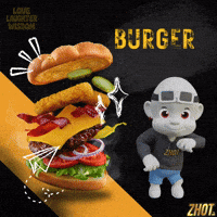 Burger Time GIF by Zhot