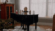 Grand Piano Christmas GIF by Hallmark Channel