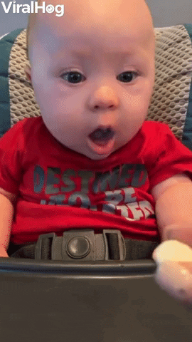 Baby With Down Syndrome Loves Yogurt Melts GIF by ViralHog