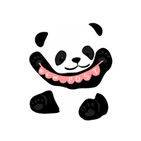 Panda Nuevo Sticker