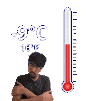 Negative Nine Degrees Sticker