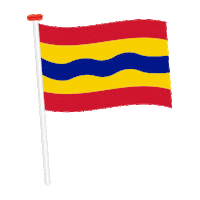 DokkumerVlaggenCentrale flag enschede zwolle vlag Sticker