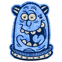 Happy Street Art Sticker by Phetus