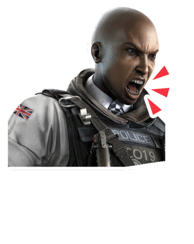 Angry R6 Sticker by Ubisoft