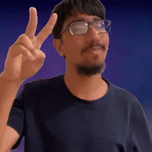 Double victory sign