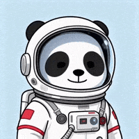 Space Astronaut GIF by Pandu Pandas