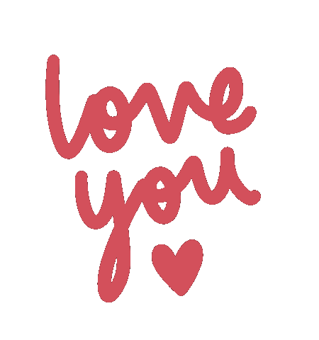 I Love You Heart Sticker