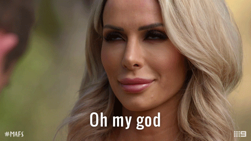 Oh My God Omg GIF by Married At First Sight Australia
