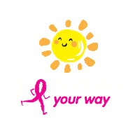 thedonnafoundation donna breast cancer everywhere together breast cancer marathon Sticker