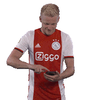 swipe up van de beek Sticker by AFC Ajax