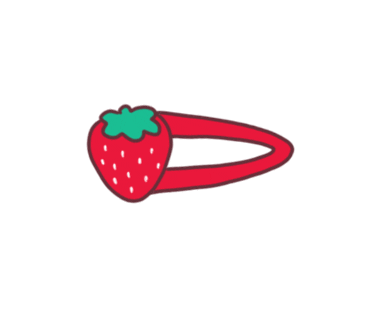 strawberry nanast Sticker