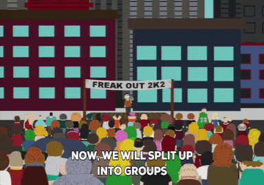 crowd sitting GIF by South Park 