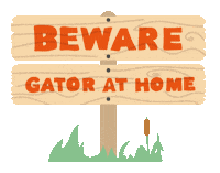 Water Beware Sticker by University of Florida