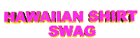 animation hawaiian shirt swag Sticker by AnimatedText
