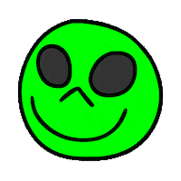 Happy Space Sticker by theF*CEGuy