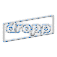 Neon Flashing Sticker by droppTV
