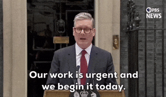 "Our work is urgent and we begin it today."