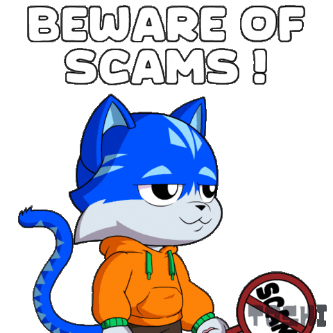Suspicious Watch Out Sticker by Toshithecat