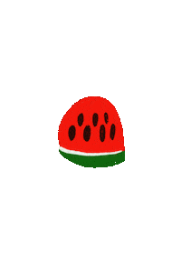 Pryntc watermelon free palestine buah semangka Sticker