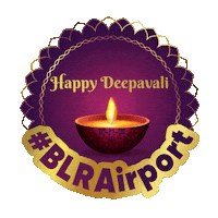 India Diwali Sticker by BLRairport
