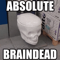 Brain Dead Skull GIF