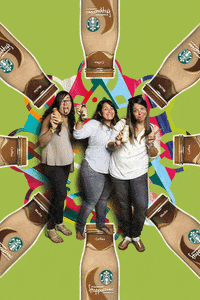 starbucks, makesomefun, starbucksmakesomefun GIF by Starbucks MakeSomeFun