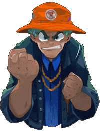 Angry Punch Sticker by mo.co