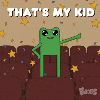 Cheering You On Standing Ovation GIF by fwogs