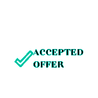 Acceptedoffer Sticker by The Klein Team