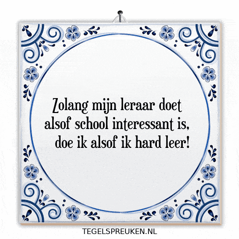 School Humor GIF by Tegelspreuken.nl