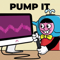 Happy Pump It GIF by Moca Network