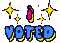 Trump Voting Sticker
