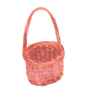 Wild Food Basket Sticker by Louise Gouet