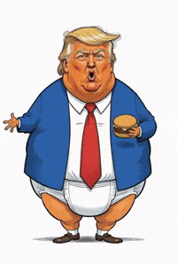 Donald Trump Dancing GIF by Maryanne Chisholm - MCArtist
