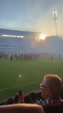 Fans Brawl and TV Pundits Attacked After Cup Final