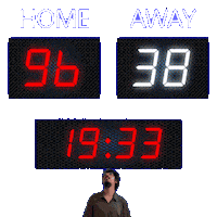 38 Away Sticker