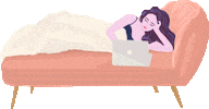 Sleepy Girl Sticker