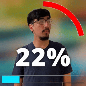 22%