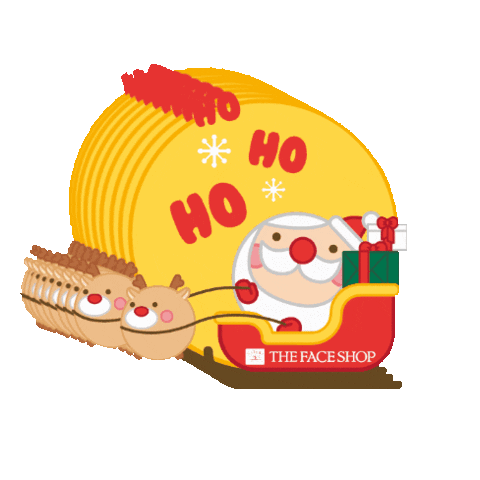 THEFACESHOPSingapore giphygifmaker christmas santa reindeer Sticker