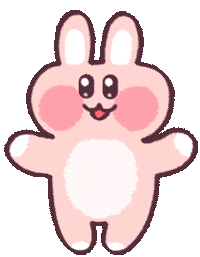 Rabbit Hello Sticker