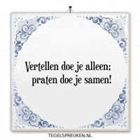 Humor Teamwork GIF by Tegelspreuken.nl