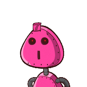 sansara66 giphyupload robots pink robots Sticker