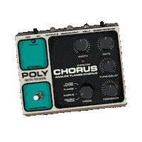 Electric Guitar Pedals Sticker