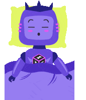 Good Night Sleeping Sticker by 482.solutions