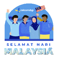 Celcomdigi Hari Malaysia 2025 Sticker by CelcomDigi