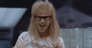 waynes world 90s GIF