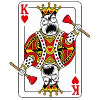 All In King Sticker by Rageguy